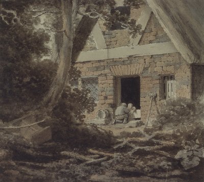 Scene at a Cottage Door by Rev. William Bree